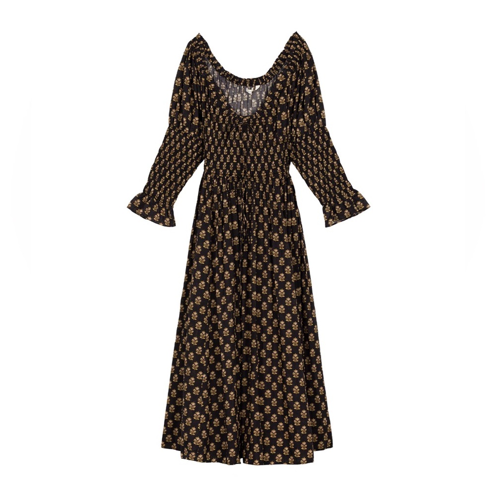 NWT DÔEN Kaira Dress in Meadowsweet Noir Floral